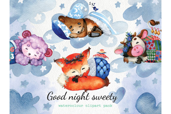 A Guide to the Good Night Sweety Hand-Painted Watercolor Collection