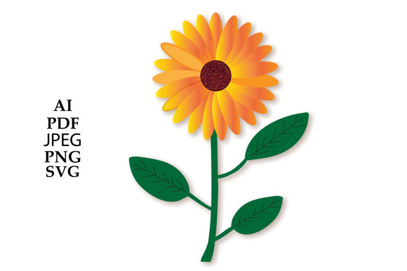 Bringing Sunshine into Modern Creativity with the Sunflower Illustration