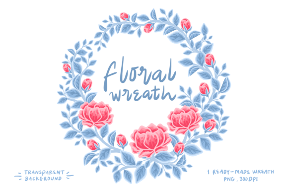 Evaluating the Vintage Winter Peony Flower Wreath PNG Design Asset