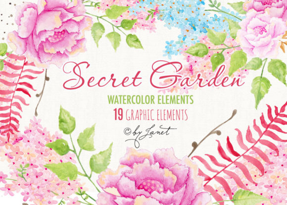 Secret Garden: A Watercolor Florist's Toolkit