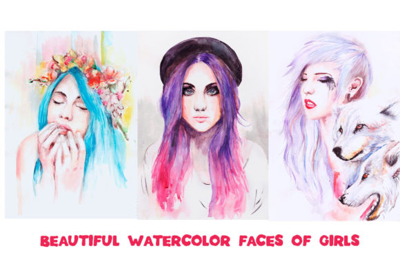 The Artistic Allure and Practical Considerations of Beautiful Watercolor Faces