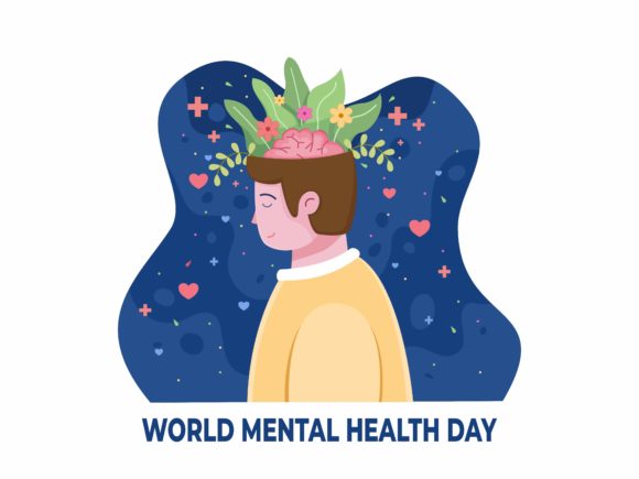 The Strategic Value of a World Mental Health Day Illustration