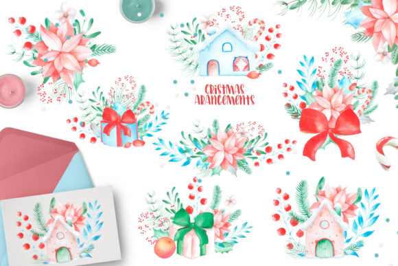 The Timeless Charm of Watercolor Christmas Arrangements