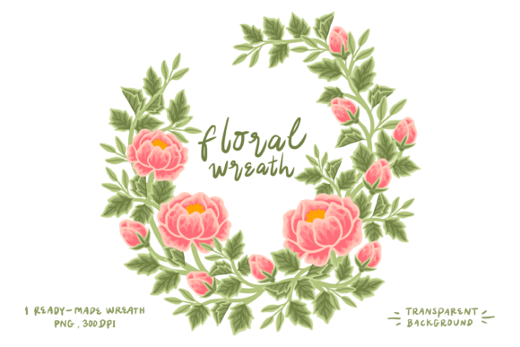 The Vintage Peach Peony Wreath: More Than Just a Beautiful PNG File