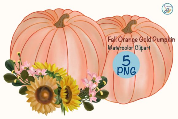 The Watercolor Sunflower Fall Pumpkin Clipart Collection: A Process-Oriented Asset for Creative Professionals