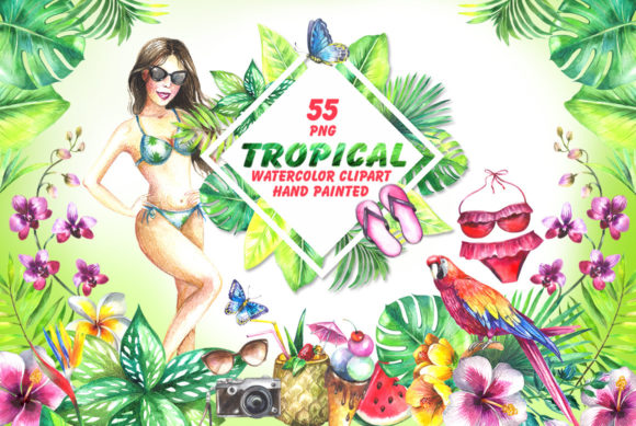Unlocking Creativity with Tropical Watercolor Clipart