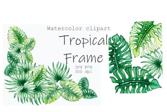 Unlocking the Potential of Tropical Leaves Watercolor Clipart PNG