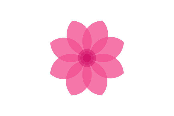 Vector Flower - 5: A Flat Design Illustration Resource